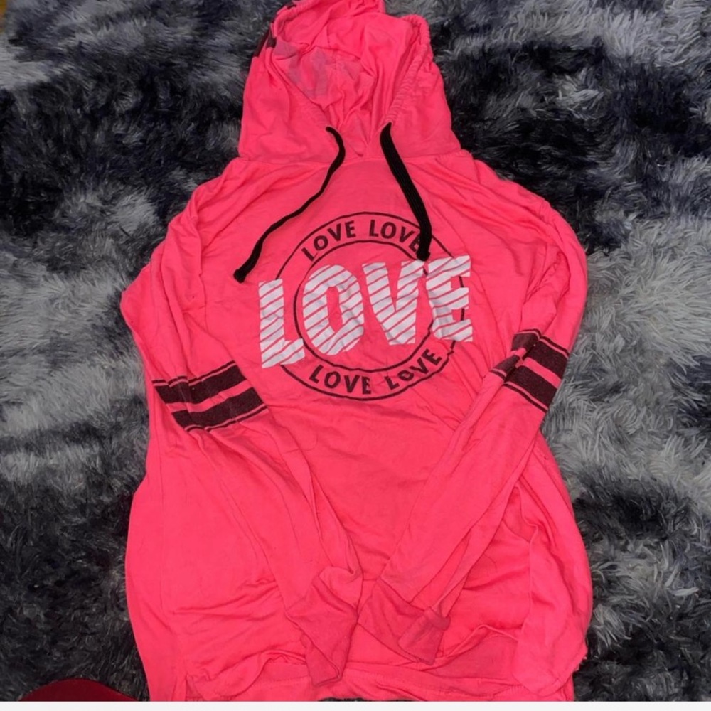 Pink Love Hoodie 2000’s
